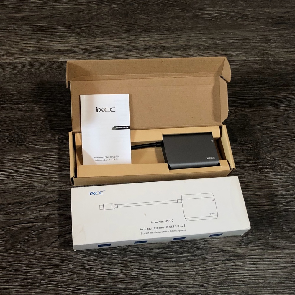 iXCC USB-C RJ45 Hub